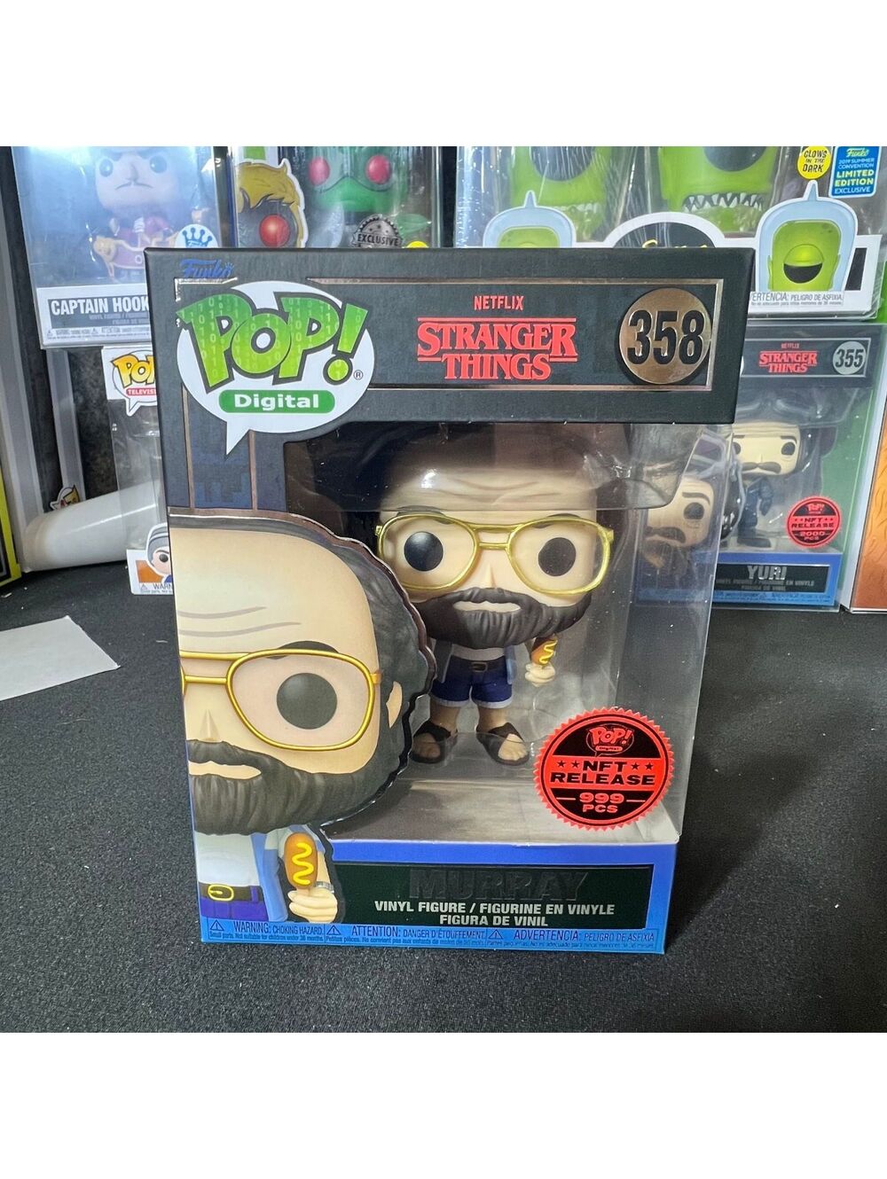 Funko Pop Digital Stranger Things Murray #358 NFT Release Limited 999 Pcs Grail